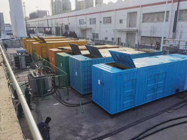 云南柴油发电机出租案例展示